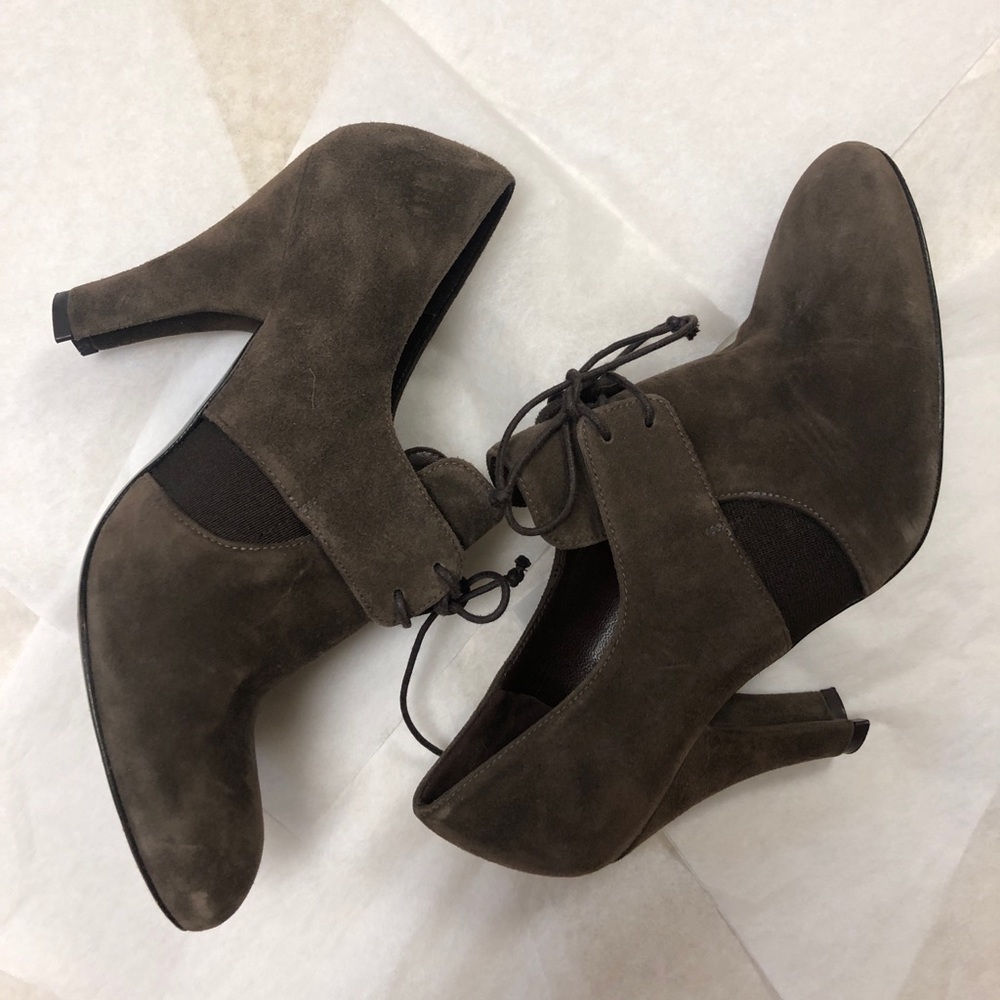 Stuart Weitzman Suede Booties - image 1